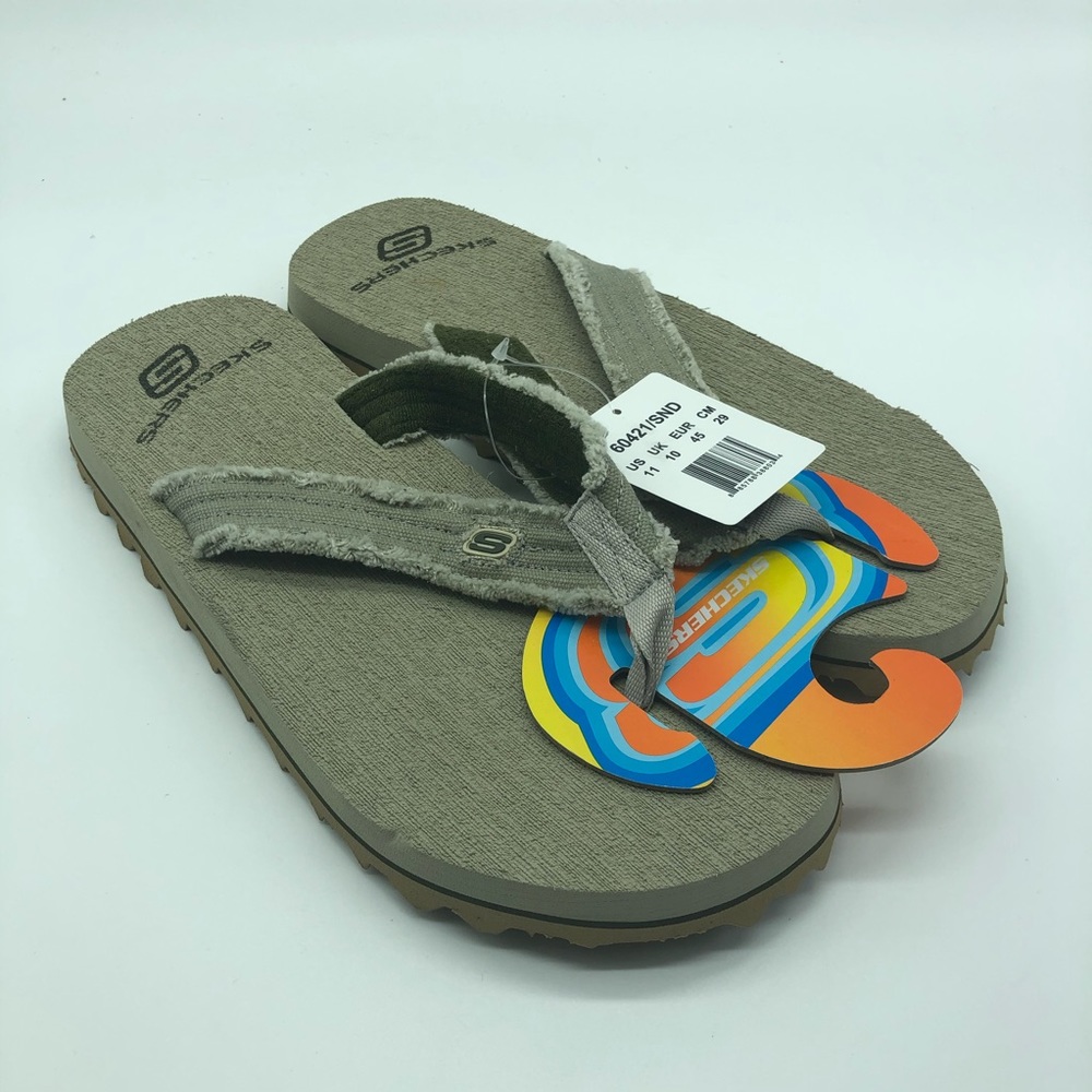 Skechers Tantric Fray Sand Flip Flop Thong Sandal